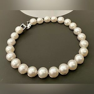 Pearl bracelet-sterling silver